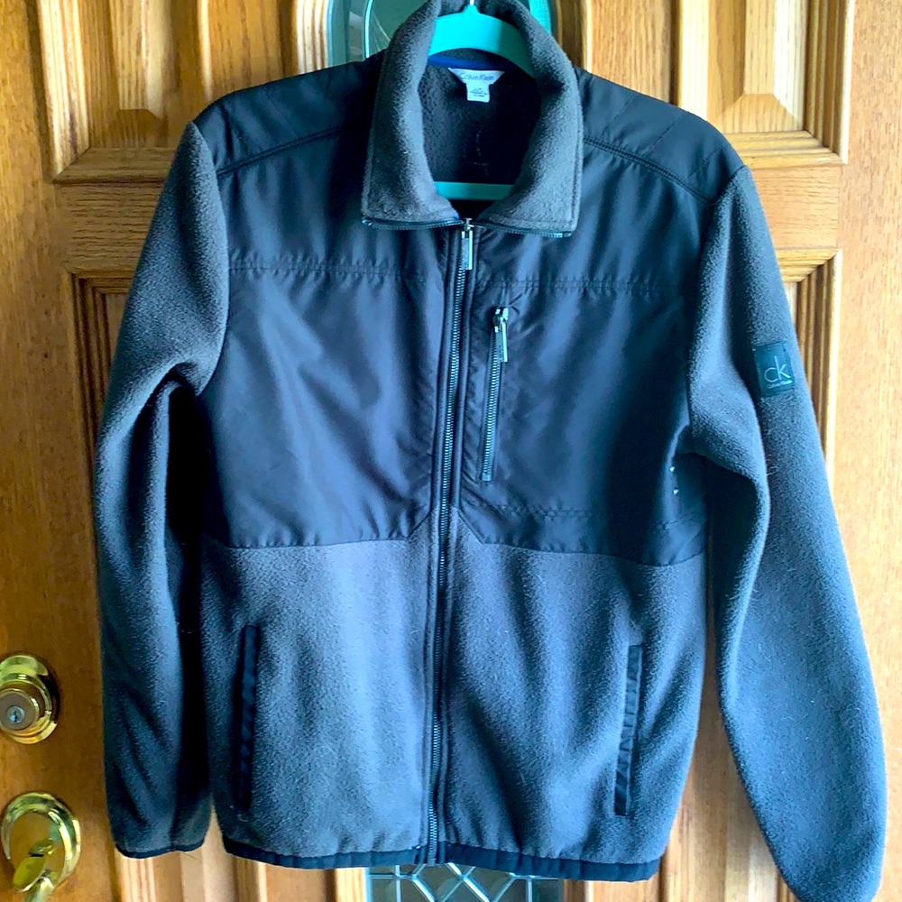 Calvin Klein fleece/nylon jacket